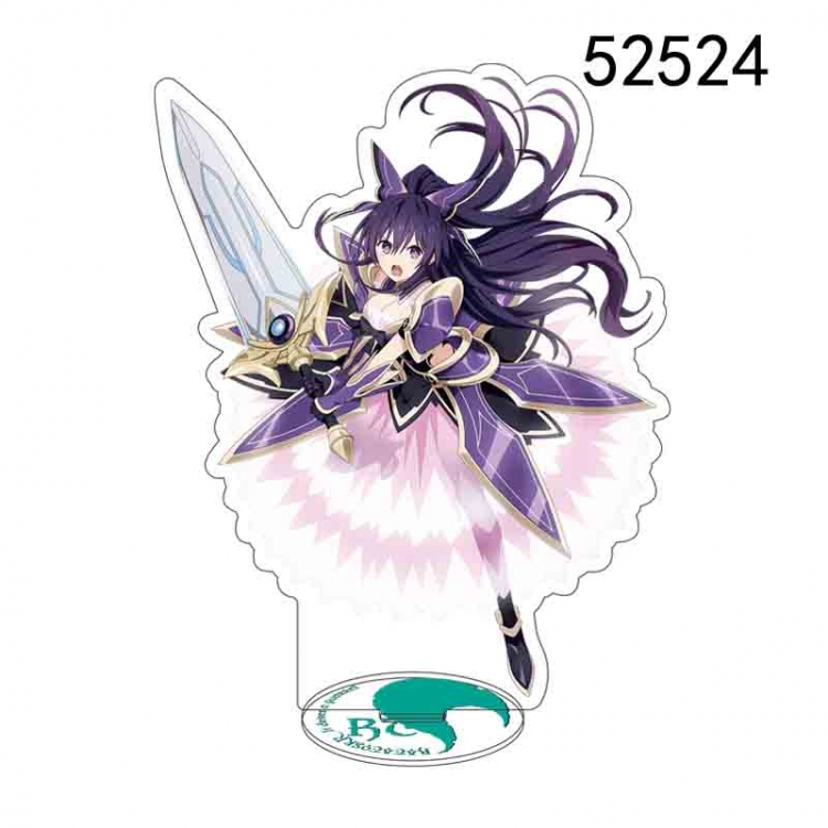 Date-A-Live Anime characters acrylic Standing Plates Keychain 15CM 52524