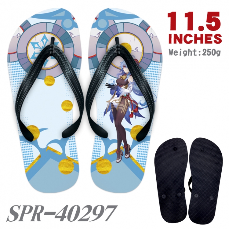 Genshin Impact Thickened rubber flip-flops slipper average size SPR-40297