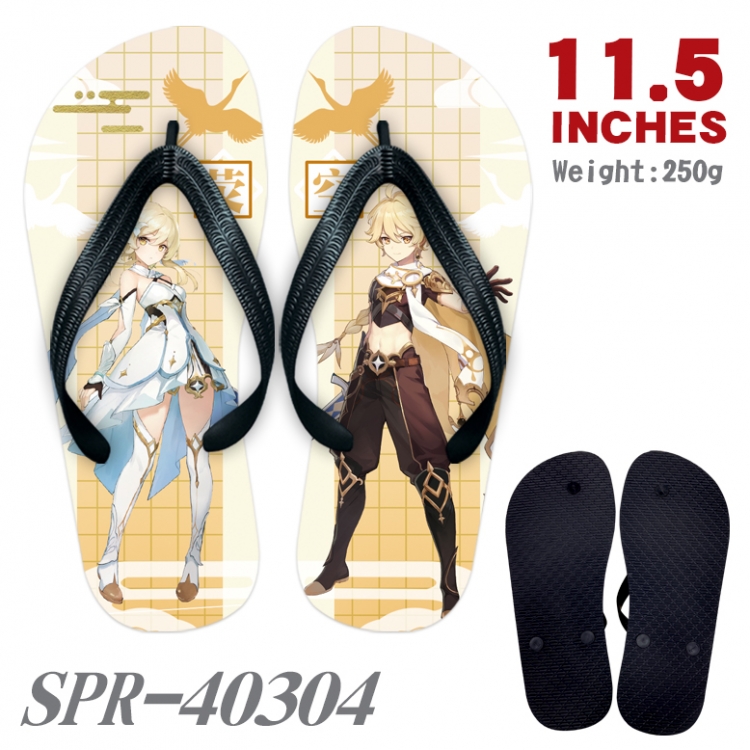 Genshin Impact Thickened rubber flip-flops slipper average size SPR-40304