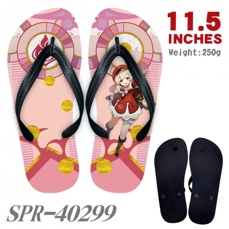 Genshin Impact Thickened rubber flip-flops slipper average size SPR-40299