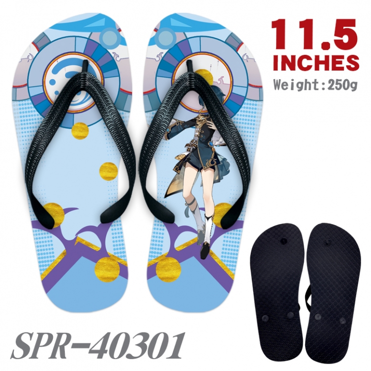 Genshin Impact Thickened rubber flip-flops slipper average size SPR-40301