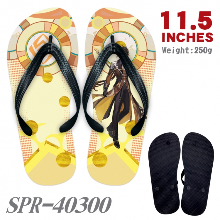 Genshin Impact Thickened rubber flip-flops slipper average size SPR-40300
