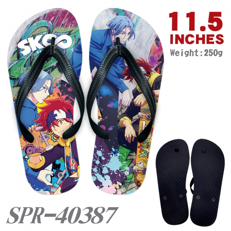 SK∞ Thickened rubber flip-flops slipper average size SPR-40387