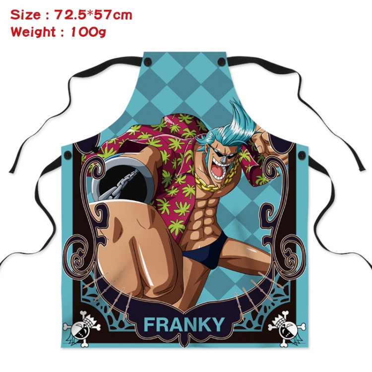 One Piece Anime Creative Digital Printing Apron 72.5x57cm