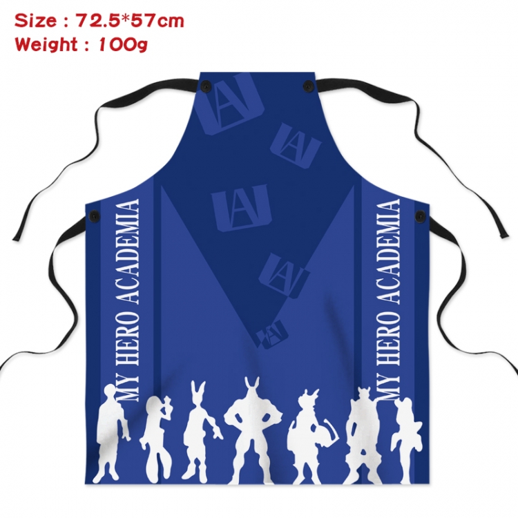 My Hero Academia  Anime Creative Digital Printing Apron 72.5x57cm