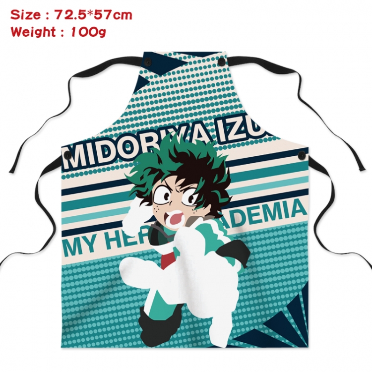 My Hero Academia  Anime Creative Digital Printing Apron 72.5x57cm