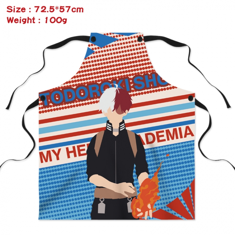 My Hero Academia  Anime Creative Digital Printing Apron 72.5x57cm