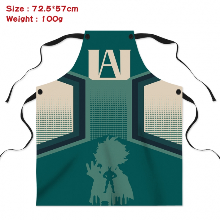 My Hero Academia  Anime Creative Digital Printing Apron 72.5x57cm