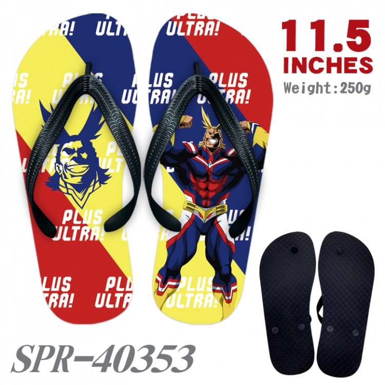My Hero Academia Thickened rubber flip-flops slipper average size SPR-40353