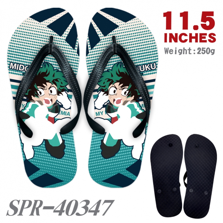 My Hero Academia Thickened rubber flip-flops slipper average size SPR-40347