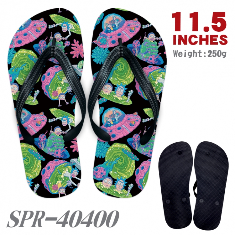 Rick and Morty Thickened rubber flip-flops slipper average size SPR-40400