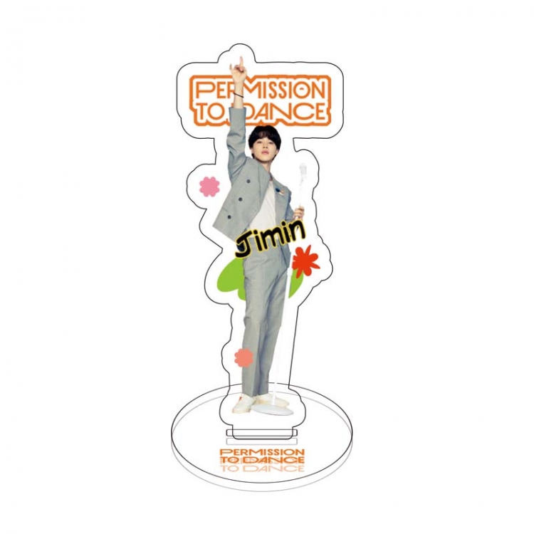 BTS  characters acrylic Standing Plates Keychain 10cm