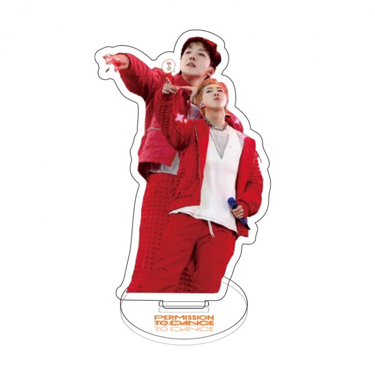 BTS  characters acrylic Standing Plates Keychain 10cm