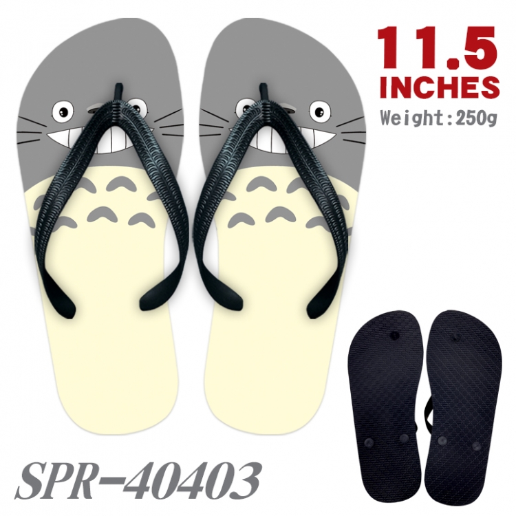 TOTORO Thickened rubber flip-flops slipper average size SPR-40403
