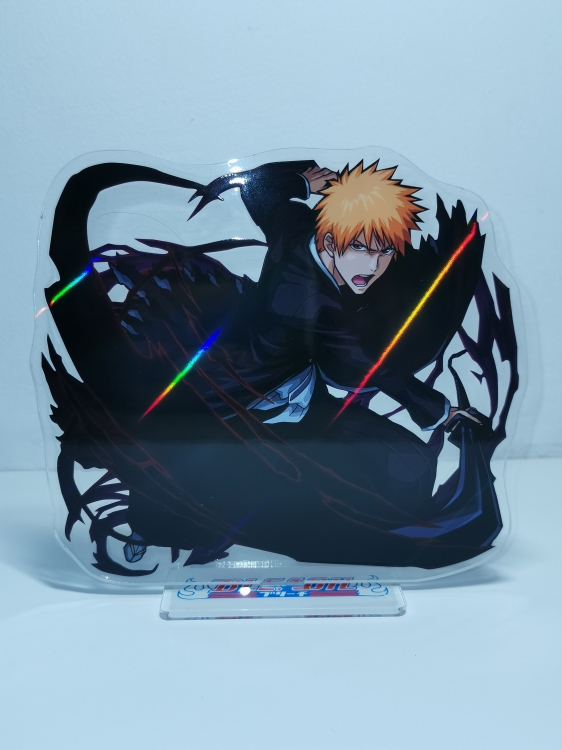 Bleach Anime Laser Acrylic Humanoid  keychain Standing Plates