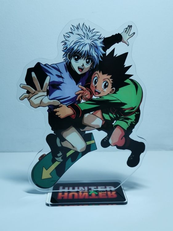 HunterXHunter Anime Laser Acrylic Humanoid  keychain Standing Plates