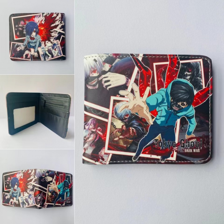 Tokyo Ghoul Full color  Two fold short card case wallet 11X9.5CM 