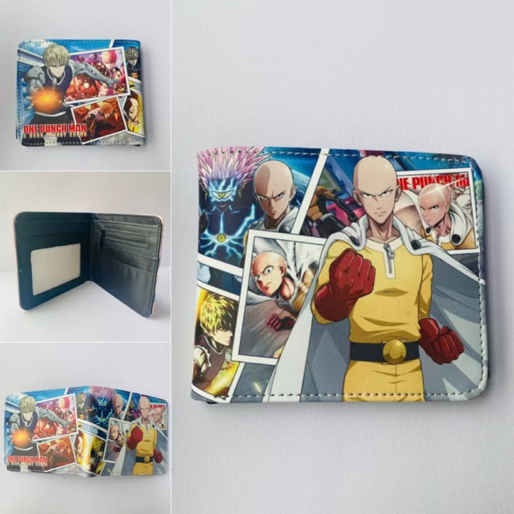 One Punch Man Full color  Two fold short card case wallet 11X9.5CM 