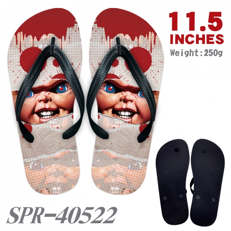 Chucky  Thickened rubber flip-flops slipper average size SPR-40522