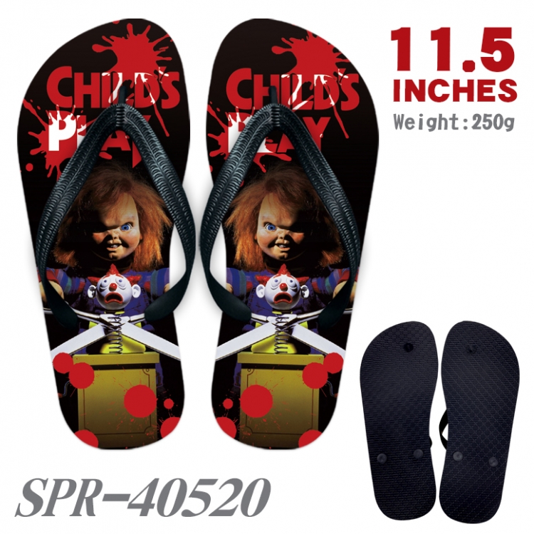 Chucky  Thickened rubber flip-flops slipper average size SPR-40520