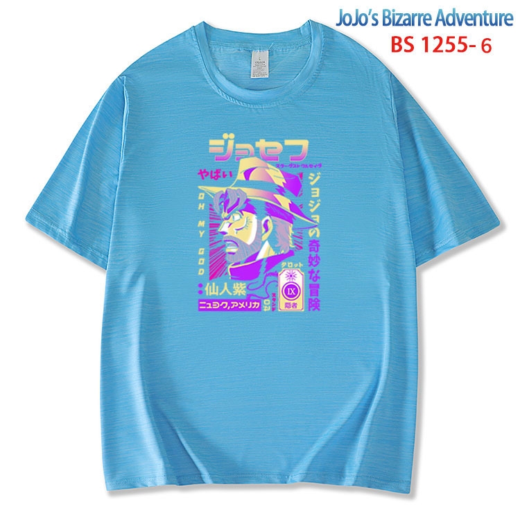 JoJos Bizarre Adventure ice silk cotton loose and comfortable T-shirt from XS to 5XL BS-1255-6