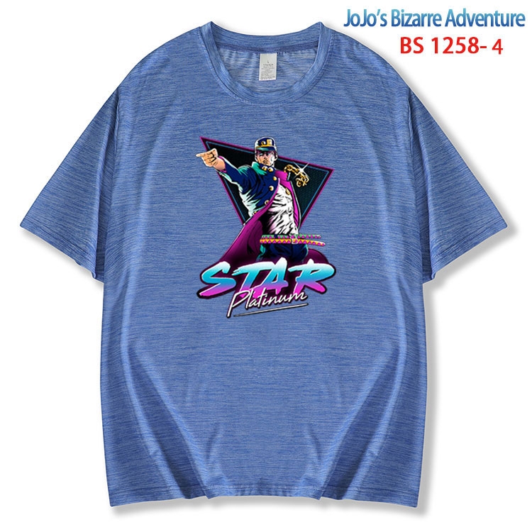 JoJos Bizarre Adventure ice silk cotton loose and comfortable T-shirt from XS to 5XL BS-1258-4