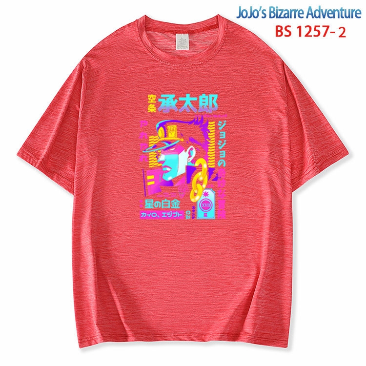 JoJos Bizarre Adventure ice silk cotton loose and comfortable T-shirt from XS to 5XL BS-1257-2