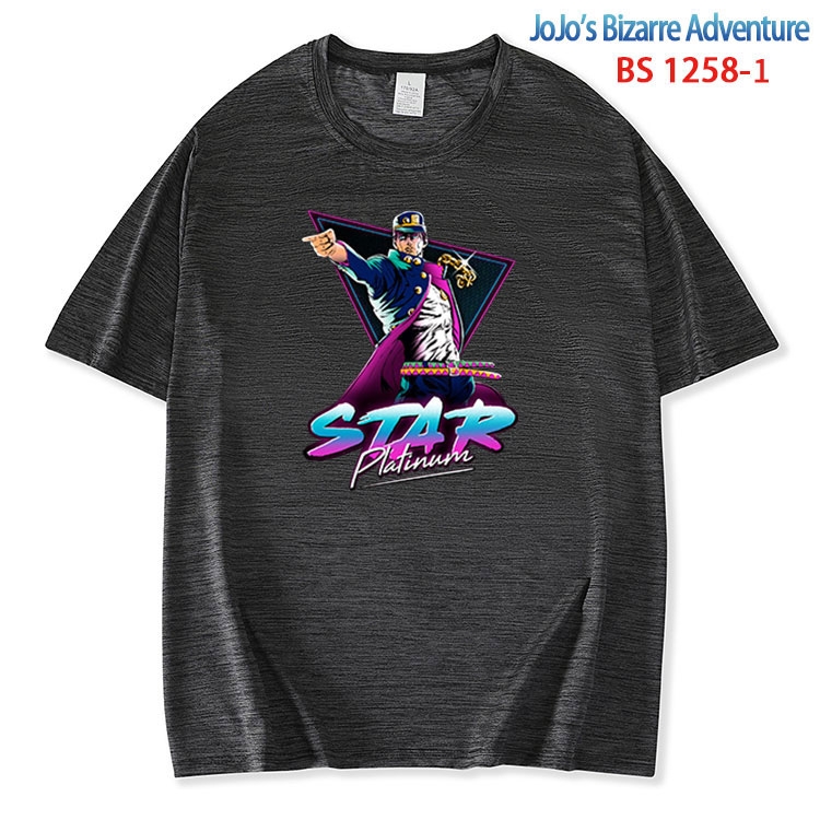 JoJos Bizarre Adventure ice silk cotton loose and comfortable T-shirt from XS to 5XL BS-1258-1