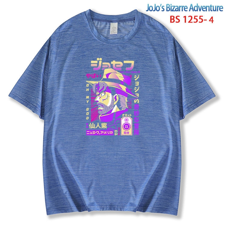 JoJos Bizarre Adventure ice silk cotton loose and comfortable T-shirt from XS to 5XL  BS-1255-4