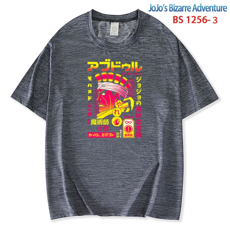 JoJos Bizarre Adventure ice silk cotton loose and comfortable T-shirt from XS to 5XL BS-1256-3