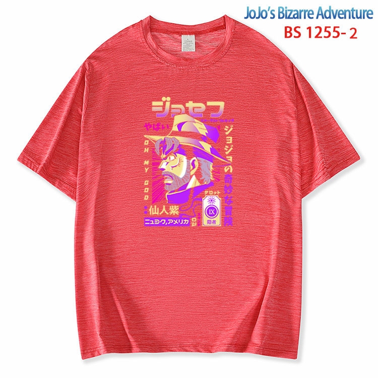 JoJos Bizarre Adventure ice silk cotton loose and comfortable T-shirt from XS to 5XL BS-1255-2
