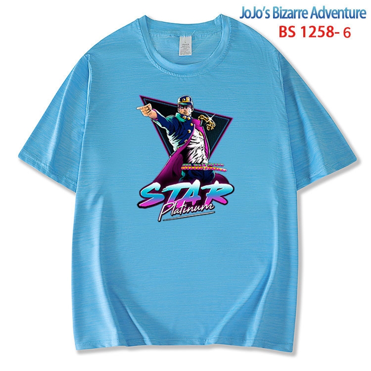 JoJos Bizarre Adventure ice silk cotton loose and comfortable T-shirt from XS to 5XL  BS-1258-6