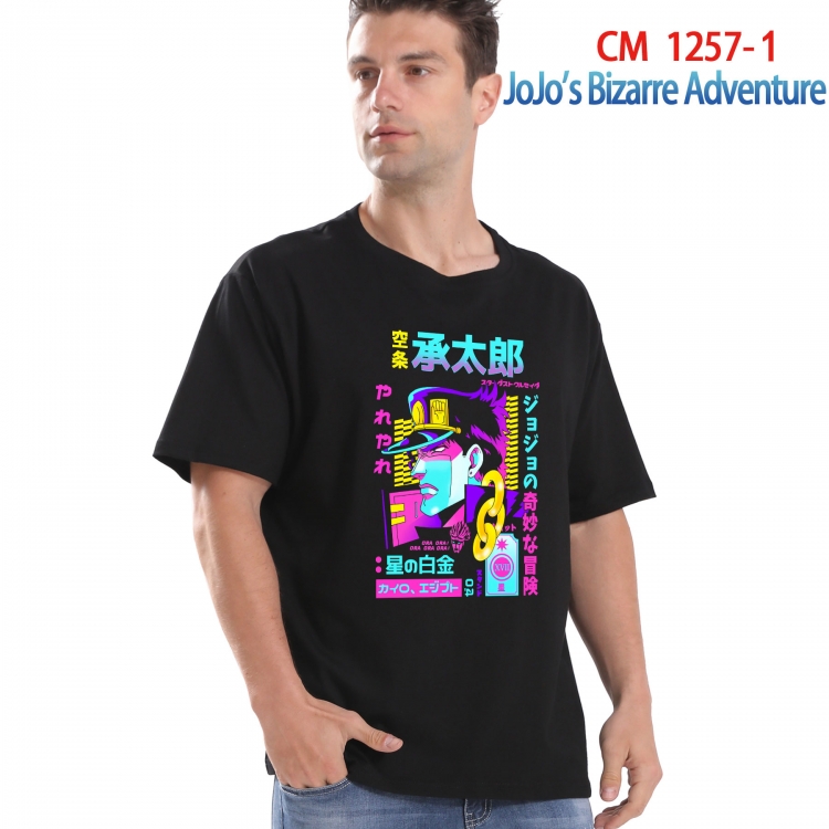JoJos Bizarre Adventure Printed short-sleeved cotton T-shirt from S to 4XL  CM-1257-1
