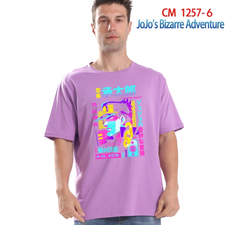 JoJos Bizarre Adventure Printed short-sleeved cotton T-shirt from S to 4XL CM-1257-6