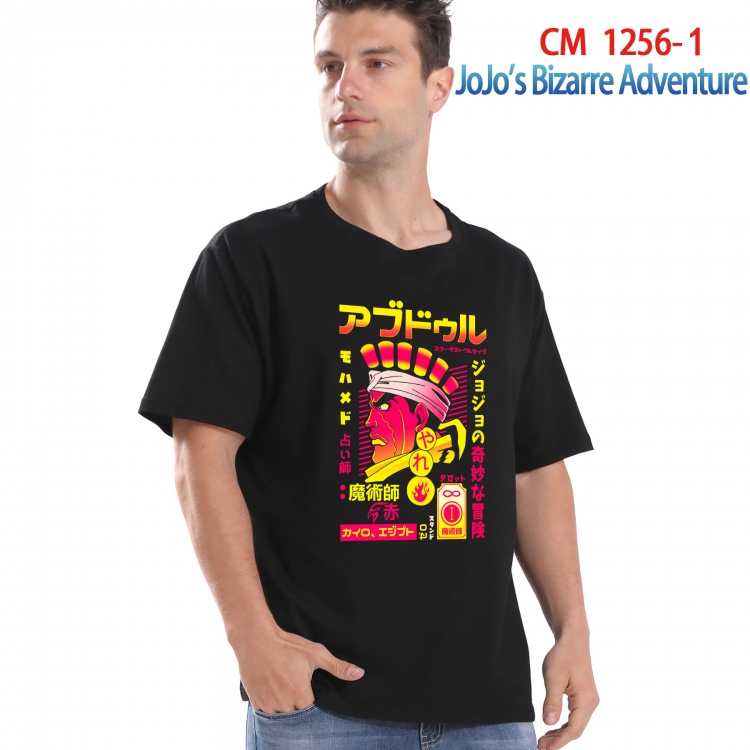 JoJos Bizarre Adventure Printed short-sleeved cotton T-shirt from S to 4XL CM-1256-1