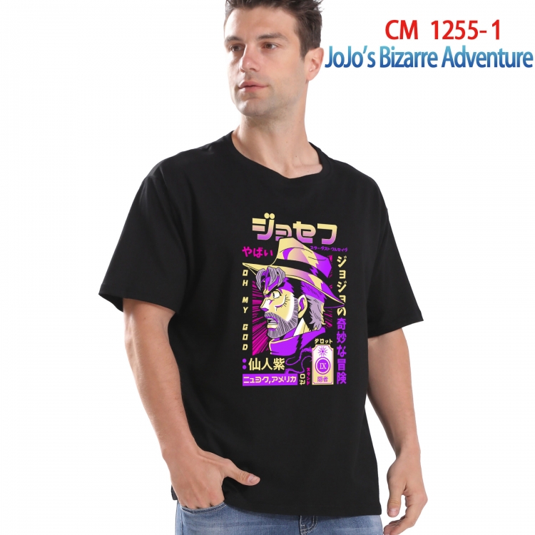 JoJos Bizarre Adventure Printed short-sleeved cotton T-shirt from S to 4XL  CM-1255-1