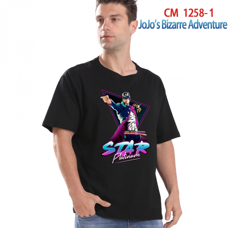JoJos Bizarre Adventure Printed short-sleeved cotton T-shirt from S to 4XL CM-1258-1