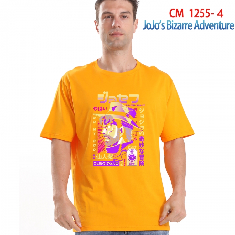 JoJos Bizarre Adventure Printed short-sleeved cotton T-shirt from S to 4XL  CM-1255-4