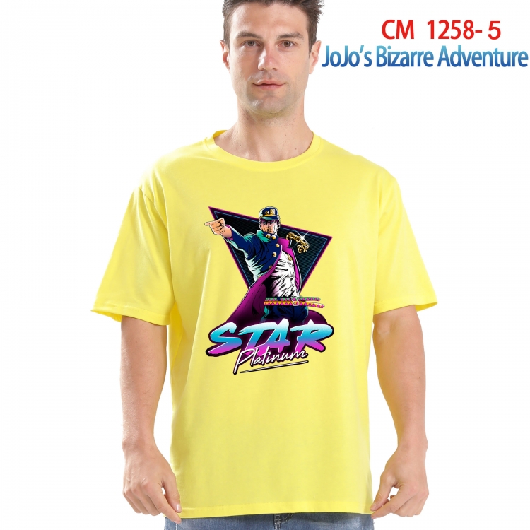 JoJos Bizarre Adventure Printed short-sleeved cotton T-shirt from S to 4XL CM-1258-5