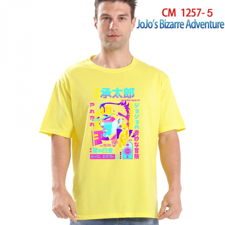 JoJos Bizarre Adventure Printed short-sleeved cotton T-shirt from S to 4XL CM-1257-5