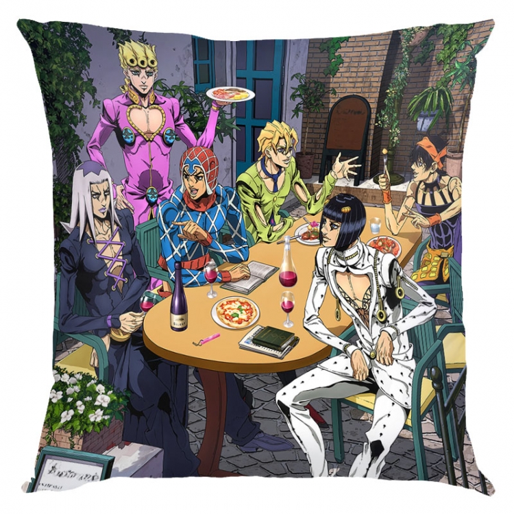 JoJos Bizarre Adventure  Anime square full-color pillow cushion 45X45CM NO FILLING  J1-182