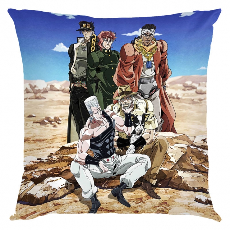 JoJos Bizarre Adventure  Anime square full-color pillow cushion 45X45CM NO FILLING  J1-173