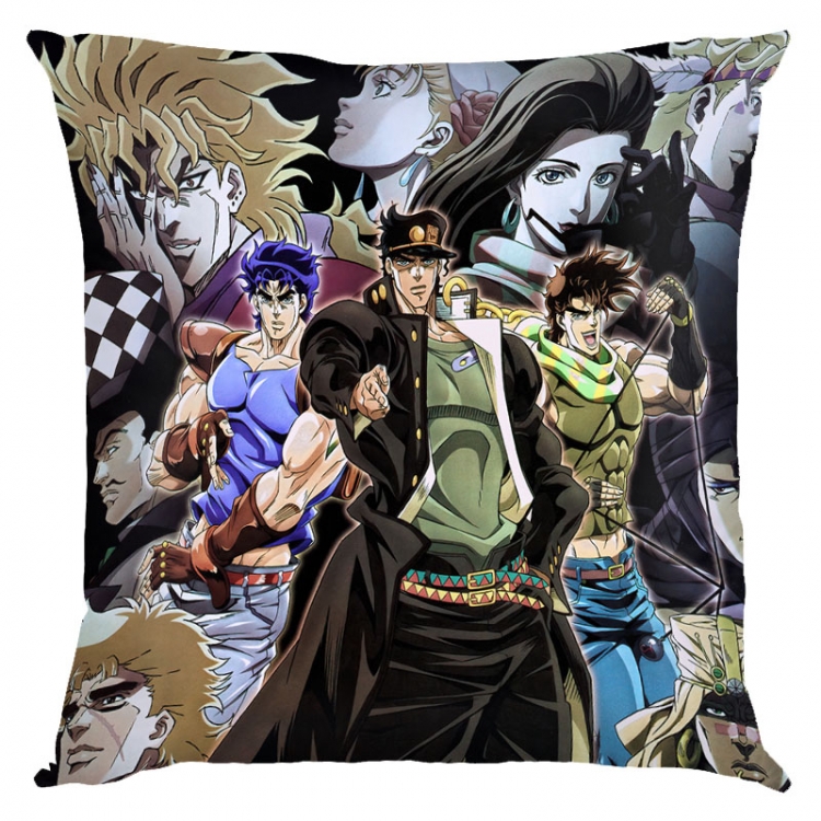 JoJos Bizarre Adventure  Anime square full-color pillow cushion 45X45CM NO FILLING   J1-166