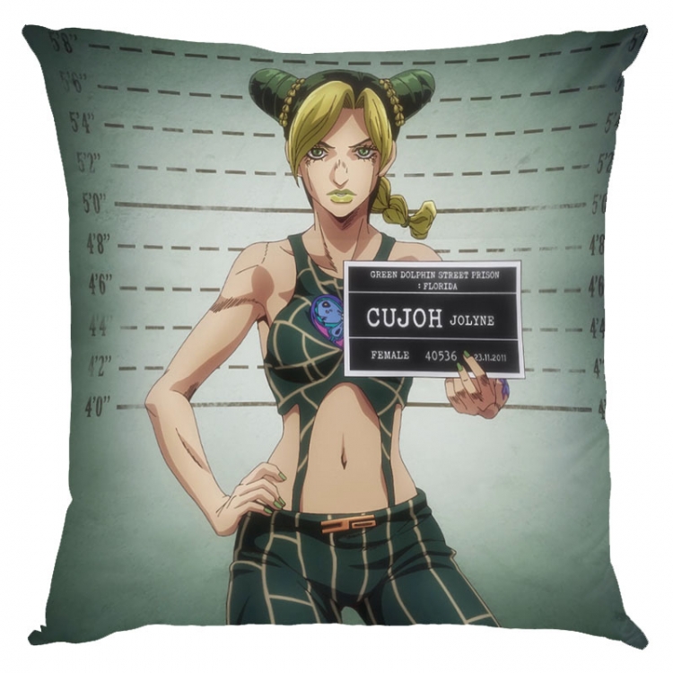 JoJos Bizarre Adventure  Anime square full-color pillow cushion 45X45CM NO FILLING  J1-188