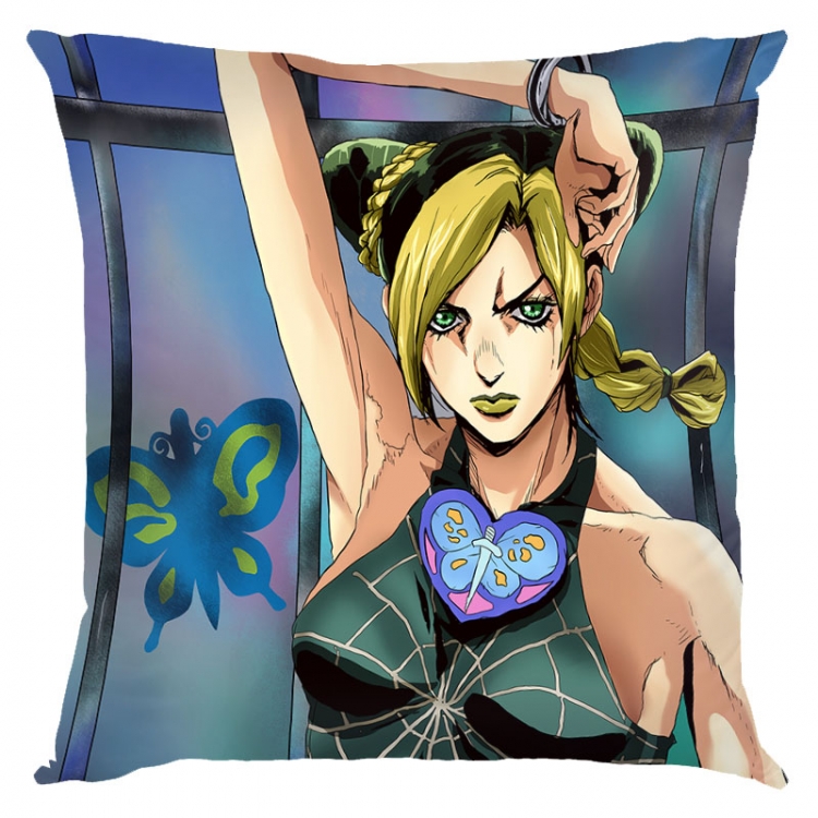 JoJos Bizarre Adventure  Anime square full-color pillow cushion 45X45CM NO FILLING  J1-255