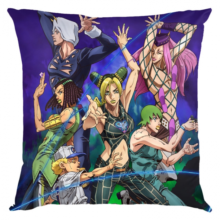 JoJos Bizarre Adventure  Anime square full-color pillow cushion 45X45CM NO FILLING J1-212