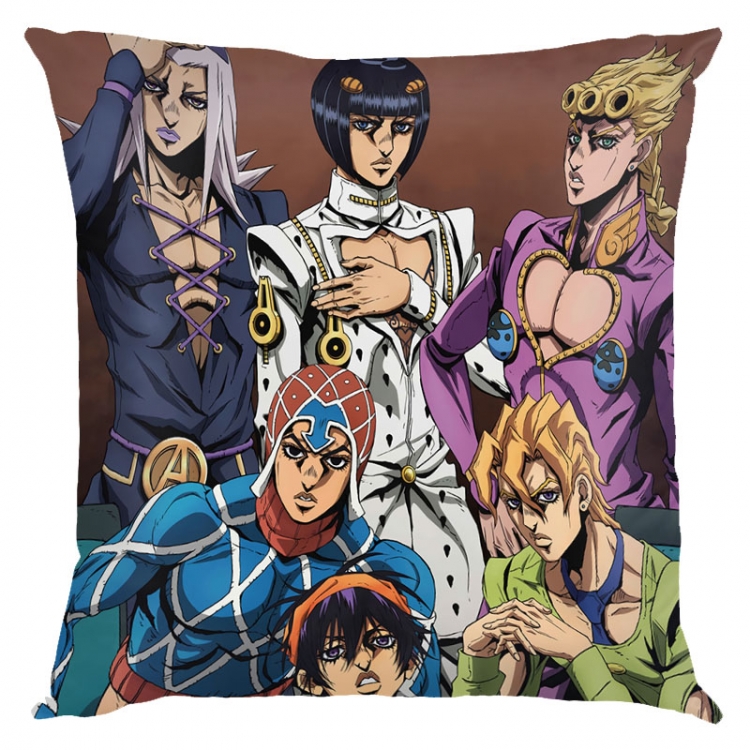 JoJos Bizarre Adventure  Anime square full-color pillow cushion 45X45CM NO FILLING  J1-165