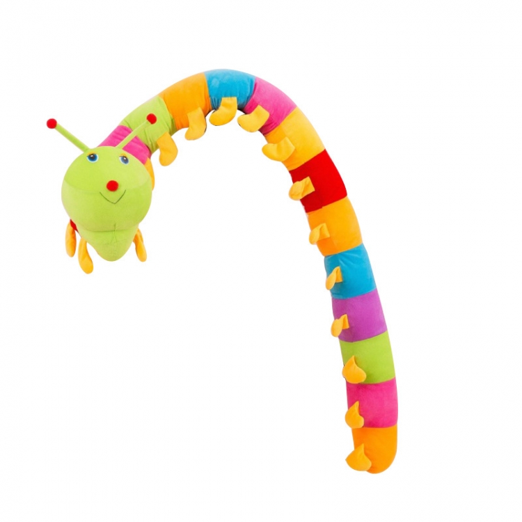 Colorful Caterpillar Plush Toy 60cm  price for 3 pcs