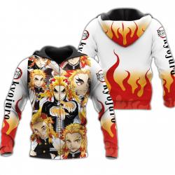 Demon Slayer Kimets Hooded zip...