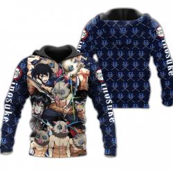 Demon Slayer Kimets Hooded zip...